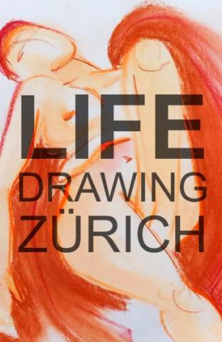 Visitenkarte Life Drawing, Akt mit Pastell